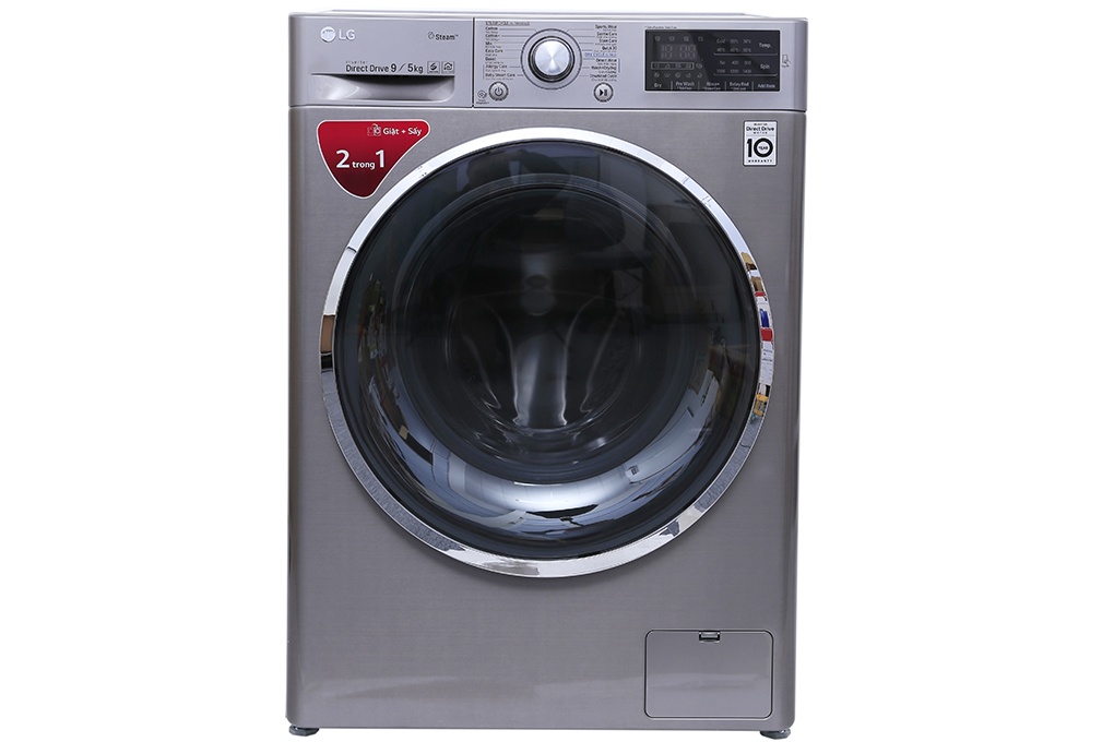Máy giặt sấy LG lồng ngang 9kg/5kg FC1409D4E Inverter