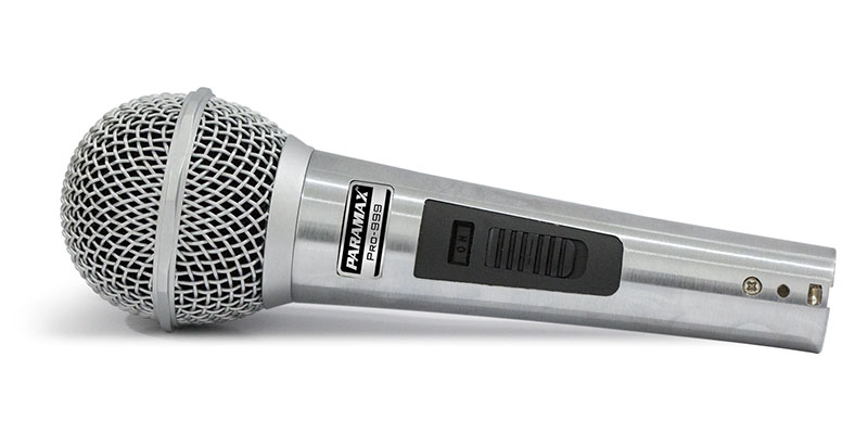 MICRO KARAOKE CÓ DÂY PARAMAX PRO 999 (ĐÃ GỒM DÂY)