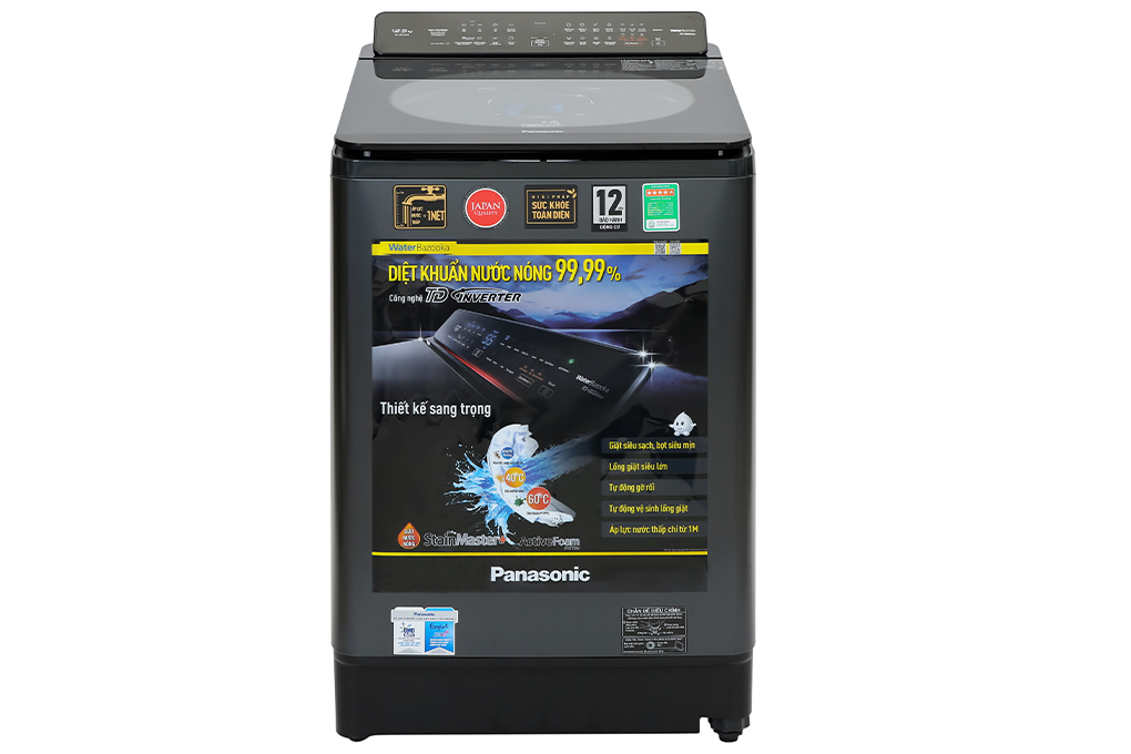 Máy giặt Panasonic Inverter 12.5 Kg NA-FD125V1BV Mới 2021 
